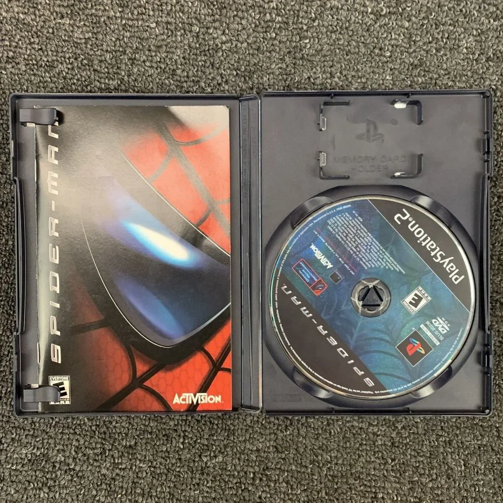 Spider-Man for PS2 Sony PlayStation 2 CIB with Manual Read Description